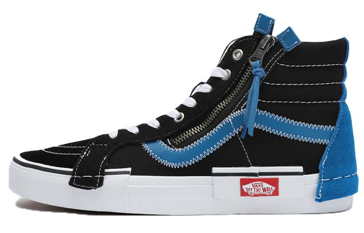 Sk8 Vans-Hi Reissue Ca  Black Myconos Blue  VN0A3WM15FC 36