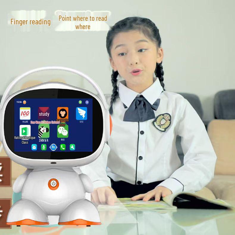 

Міжнародний ШІ Дитячий Інтелектуальний Навчальний Робот: Відеочат для танців та AR-репетитор з читання 7 inch A5 WiFi Android 32GB