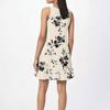Women's Fashion Beach Dress Sleeveless Round Neck Floral Print Dress