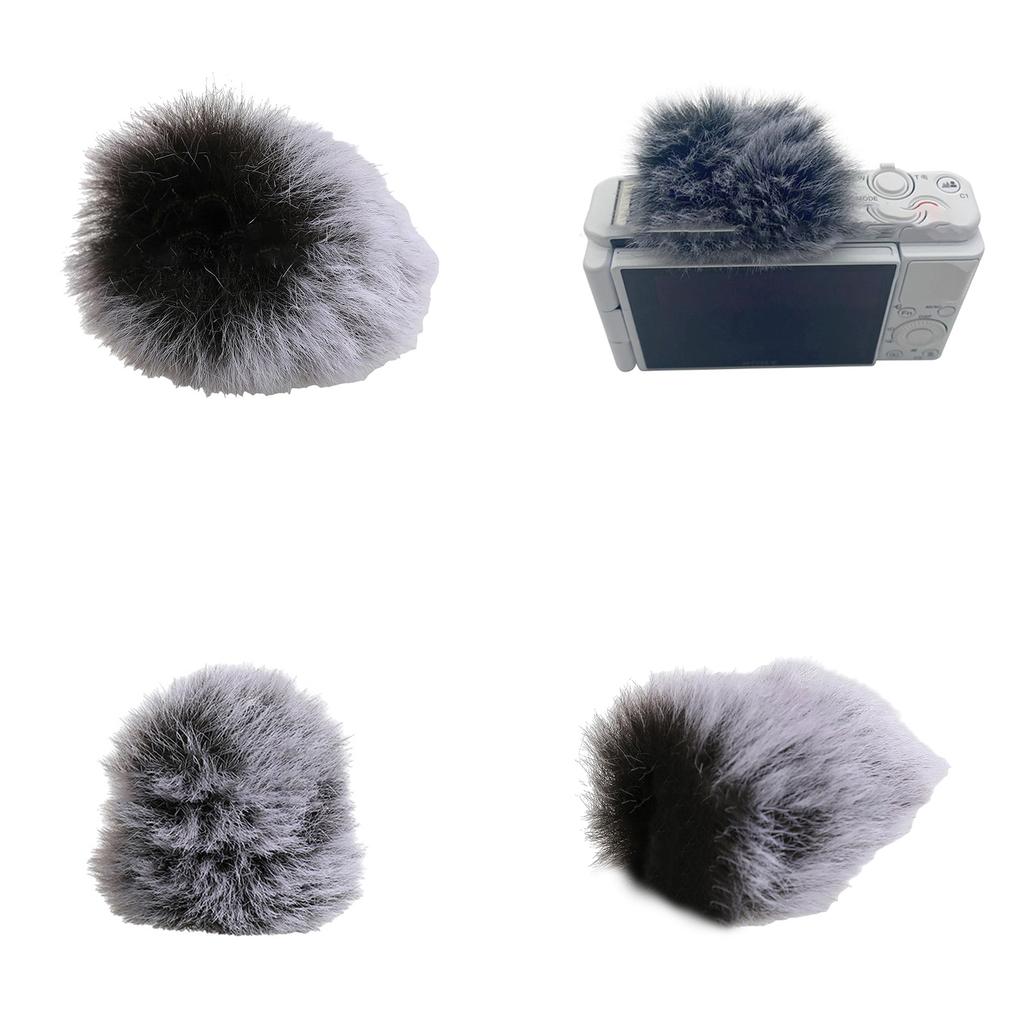 Furry Microphone Windshield for Outdoor Video Blogs Furry Cover for ZV1 ZV1F ZVE10 ZVE1 Microphone Cover