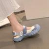 Sandals for Women,  Summer New Style, Ugly and Cute Velcro Sandals, Fashionable Thick Soled Shallow Mouth Casual Single Shoe