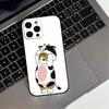 Cute M-Mofusands Cat  Phone Case For iPhone 17,16,15,14,13,12,11 Plus,Pro Max,XS,Soft Silicone Black Cover