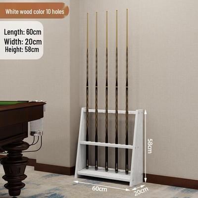 Floor-standing 10-Cue Billiard Rack
