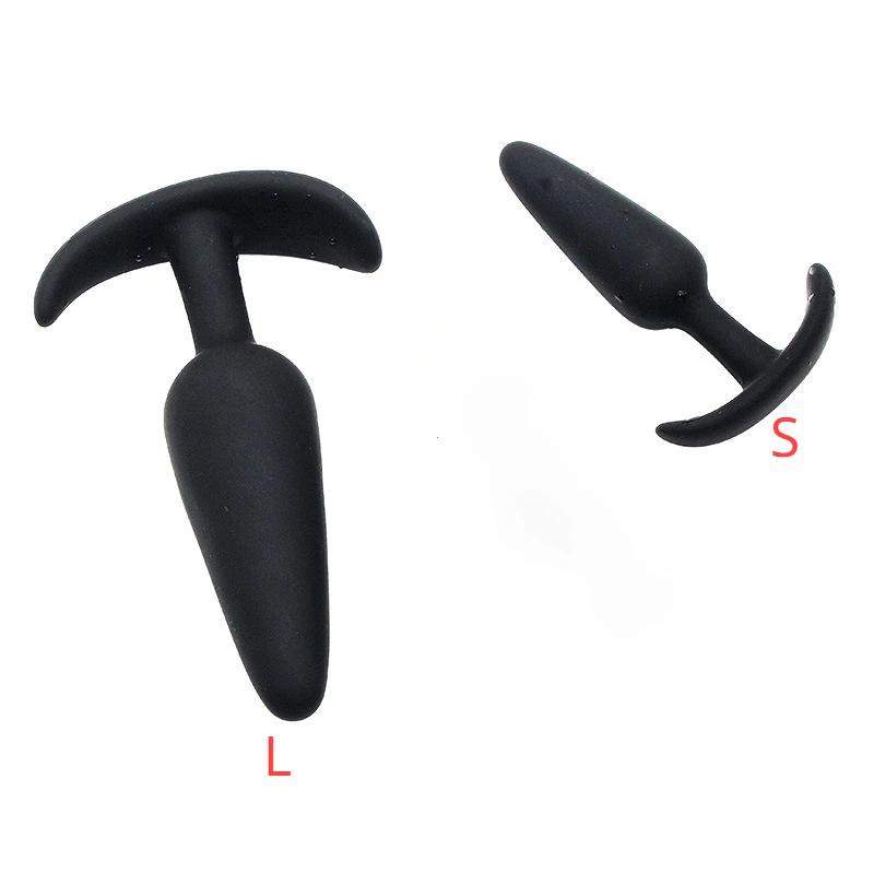3 Sizes 100% Soft Silicone Adult Plug Butt Plugs Adult Sex Toy for Men Women Gay Unisex Couples Anal Prostate Trainer Massager