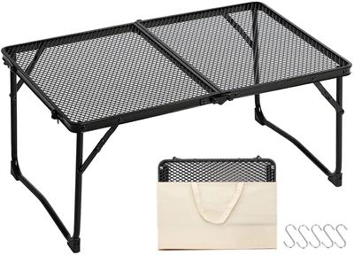 Anner Camping Mesh Low Easy To Load Heat 200 For Outdoor Storage Bag 60X40X25cm Table, Table, Bifold, Assemble, Lightweight, Compact, Capacity 30kg,