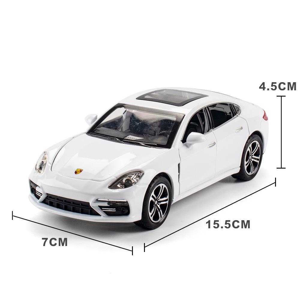 1:32 Porsche Panamera 971 Luxury Sports Fastback Coupe Alloy Metal Diecast Model Car Sound And Light Pull Back Toy Collectibles