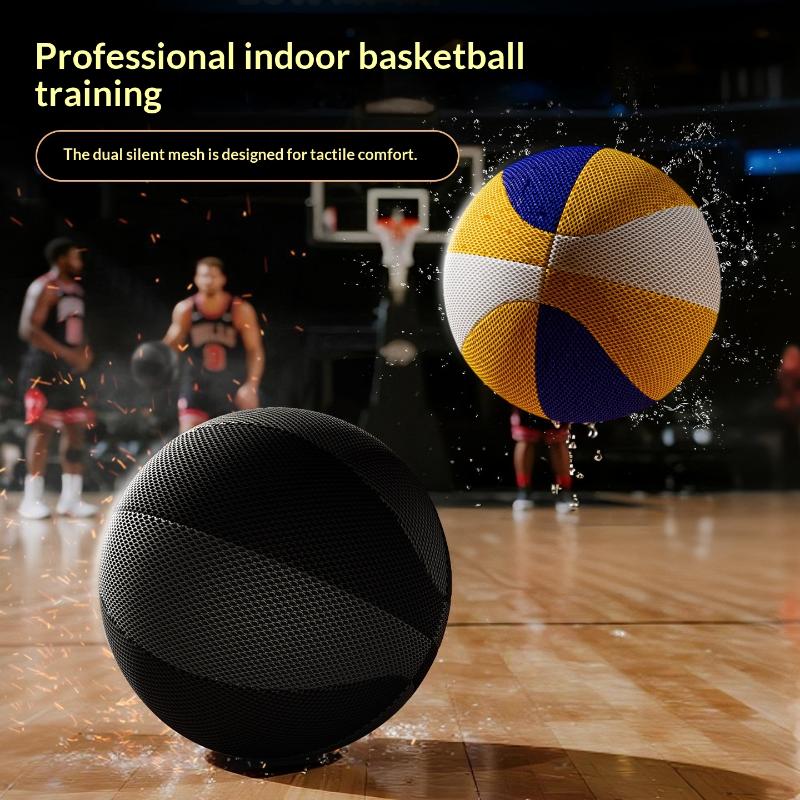 Size 5 7 Weighted Silent Training Basketball High Bounce Foam Ball For Indoor Shooting Dribbling Home Workout Noiseless