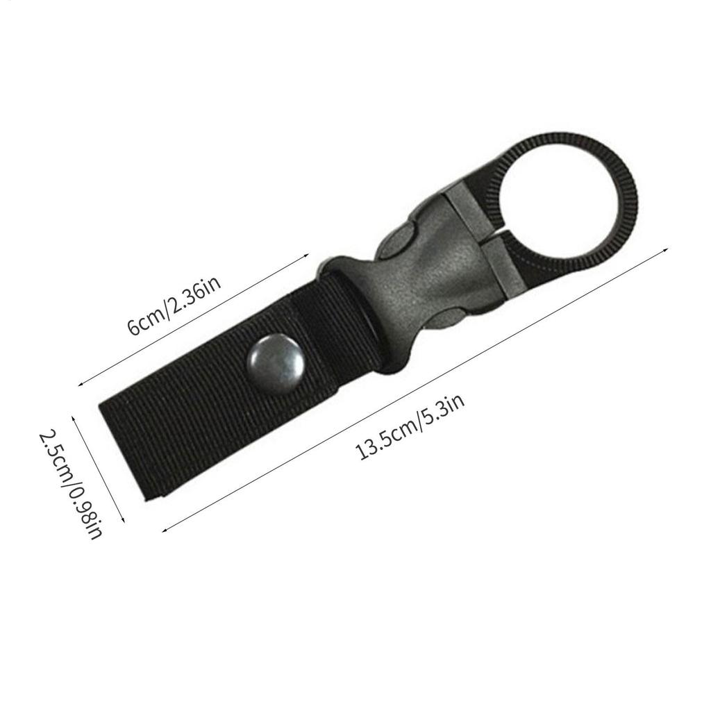 Waterbottle Buckle Hook Nylon Webbing Buckle Hook for Going Out Climb Backpack Hanger Camp Water Bottle Holder Clip