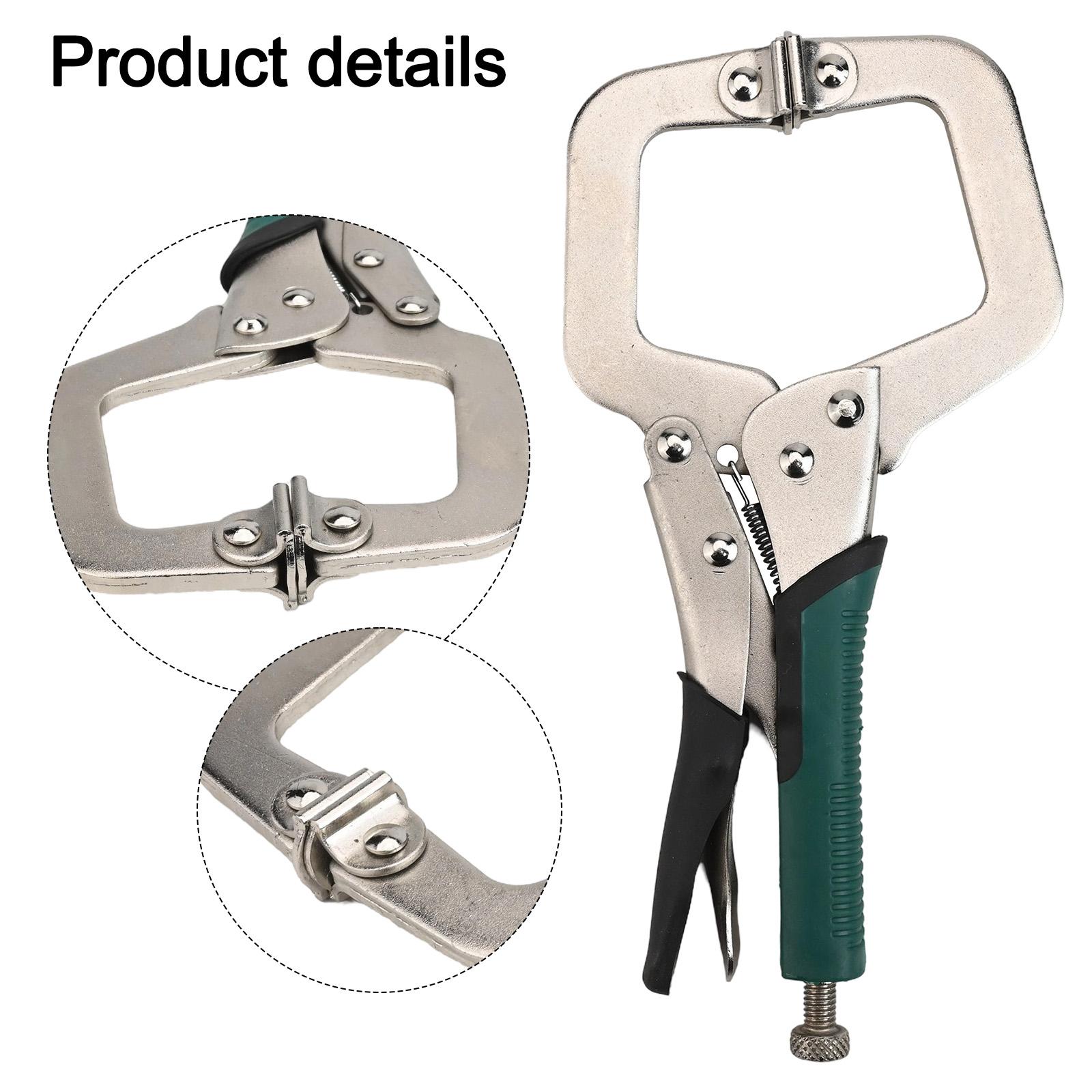 

For Welding Adjustable Clamps C-Clamp Pliers 18 Inch Versatile Application Pliers Adjustable Clamp Professional Grade 9 inch