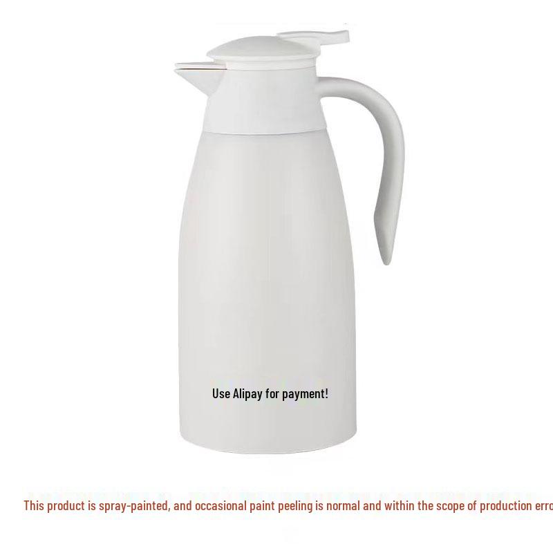 

304 Stainless Steel Insulated Water Bottle for Home & Dorm: Large Capacity Thermos for Hot Water 2.0L