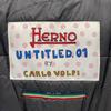Herno ×Untitled Carlo Volpi Sheep Leather Colorful Zipper Double Rider Jacket 48 blackUsed
