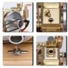 1.6Cc Water Cooled Miniature Retro IC Engine Brass Single Cylinder Four Stroke Internal Combustion Desktop Ornament Engine Model