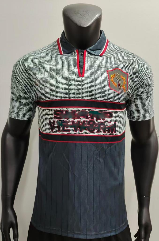 Club retro jersey home and away retro top nostalgic league Champions League version short sleeve Red Devils main Real Madrid