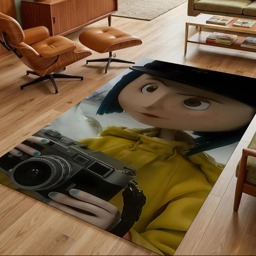 Mysterious World Of Coraline Non-Slip Home Carpet Design for Office Decor Living Room Bedroom Gift