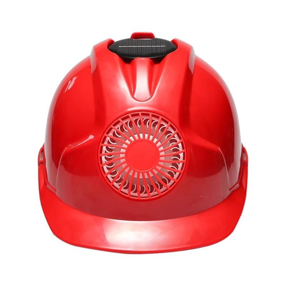 Sunscreen Solar Power Fan Helmet Adjustable Protective Cap Safety Helmet  Construction Workplace