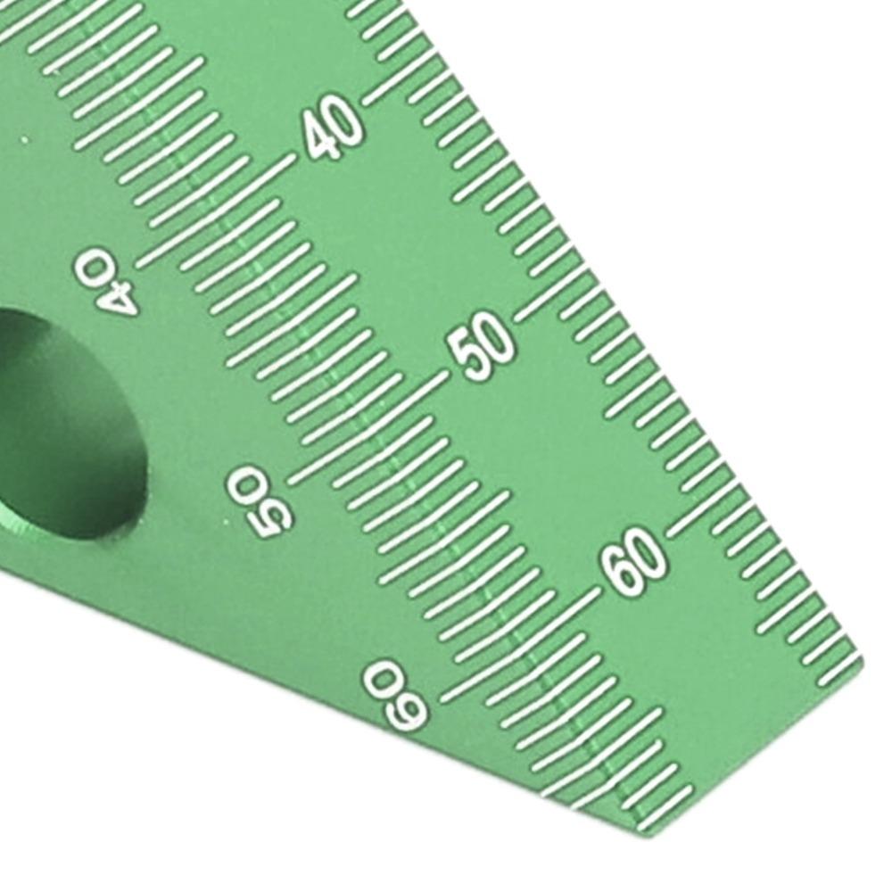 

Red 45 Degree Angle Ruler Thick Aluminum Alloy Carpenter s Square Measuring Tool Woodworking Tools зелёный