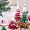 DIY Christmas Tree Silicone Candle Mold Aroma Candle Soap Plaster Resin Making Mold 3D Xmas Craft Ornaments Home Decor Supplies
