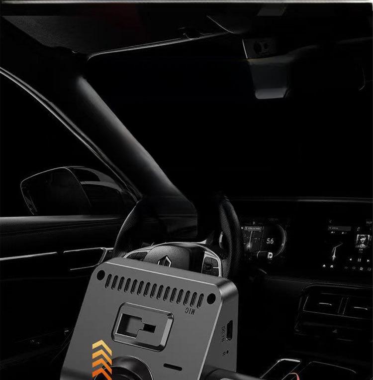 1080P HD Car Dash Cam with 360° Adjustable Triple Lens and Reversing Image