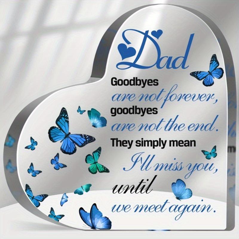 

In Memory of Father Plaque - Sympathy Gift for Loss of Dad чистый