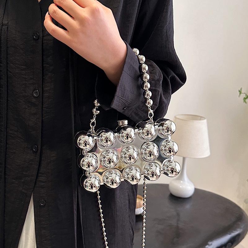 Acrylic Box Bag  - European Single-Shoulder Chain Purse, Same Style Fashion Women's Designer Handbag
