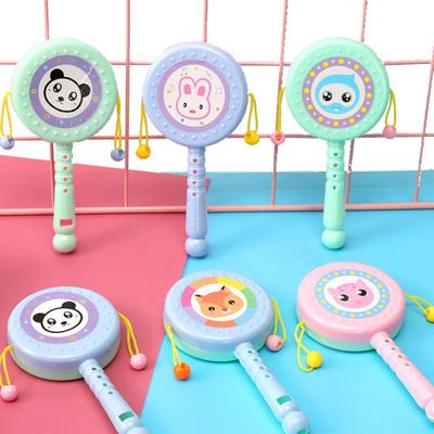 Party Supplies Musical Instruments Toys Kid Rattle Drum Musical Rattle Music Toys Cartoon Rattle