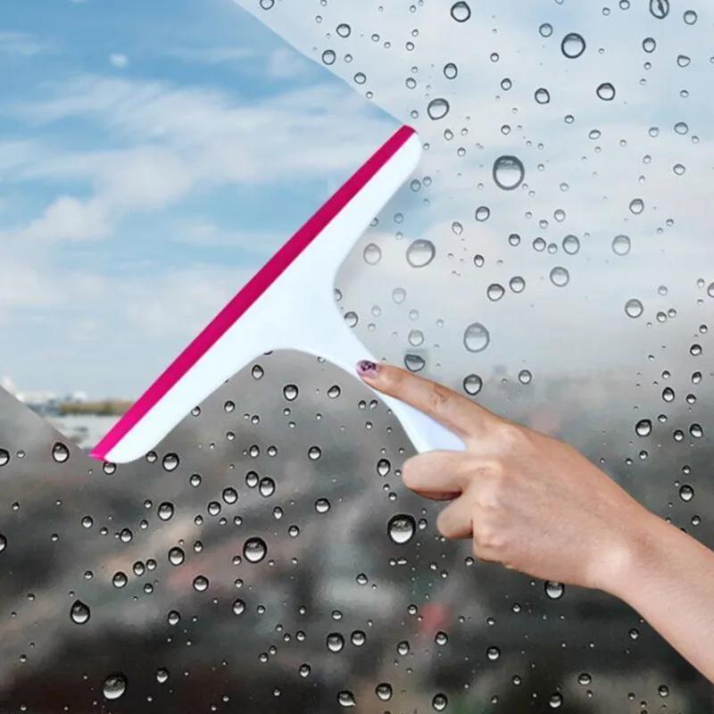 

Щетка для душевой кабины, резиновое лезвие для чистки стекла, скребок для чистки пластика, мытье зеркал, ванной комнаты, окон, пола, стекла зелёный