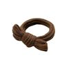 1pcs 5Colors Bow Hair Ring Flocking Tie Ponytail Hair Circle colourful hair band  Girl Accessories