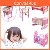 Doll Childrens Baby Pretend Role Play Toy Small Dining Chair Shaker Accessories
