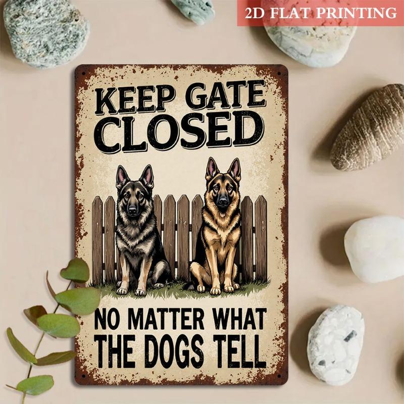 Retro Metal Paintings, Furniture, Living Room Decoration 20x30cm