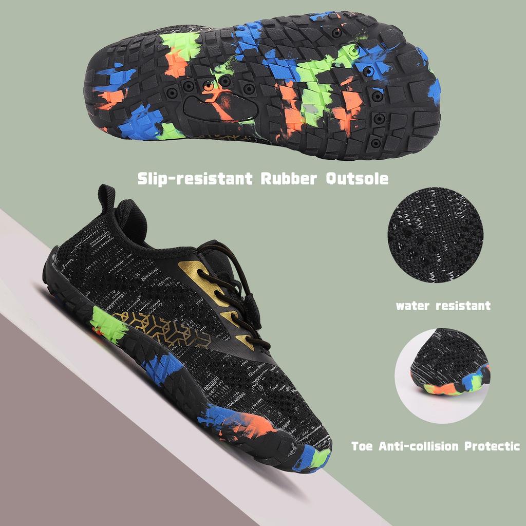 Çocuk su ayakkabısı Çocuklar Aqua Ayakkabı Drenaj Plaj Spor Sandalet Hızlı Kuru Yüzmek Yalınayak Yürümek Tekne Dalış Sörf Spor Ayakkabı