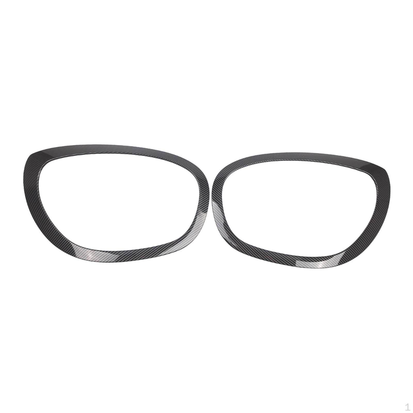 

2x Комплект накладок передних фар Замена 51137388118 Сборка Простая установка Запасные части Авто