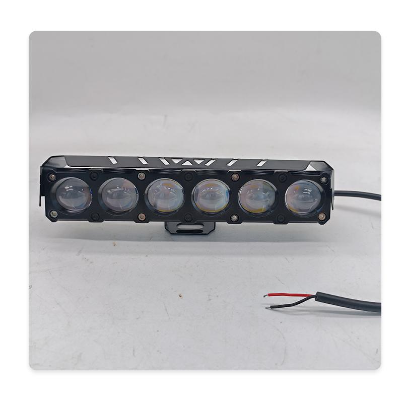 Motorcycle LED Spotlights 6 Lens Motorbike LED Fog Lamp Hi/Low Beam Scooter SUV ATV Running Lamp For Off-road 4X4 ATV SUV 12V 24V