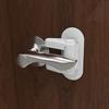 1pc Safety Door Lever Lock Protective One Hand Operation Prevent Opening Easy Install Childproof Kitchen Window Self Adhesive