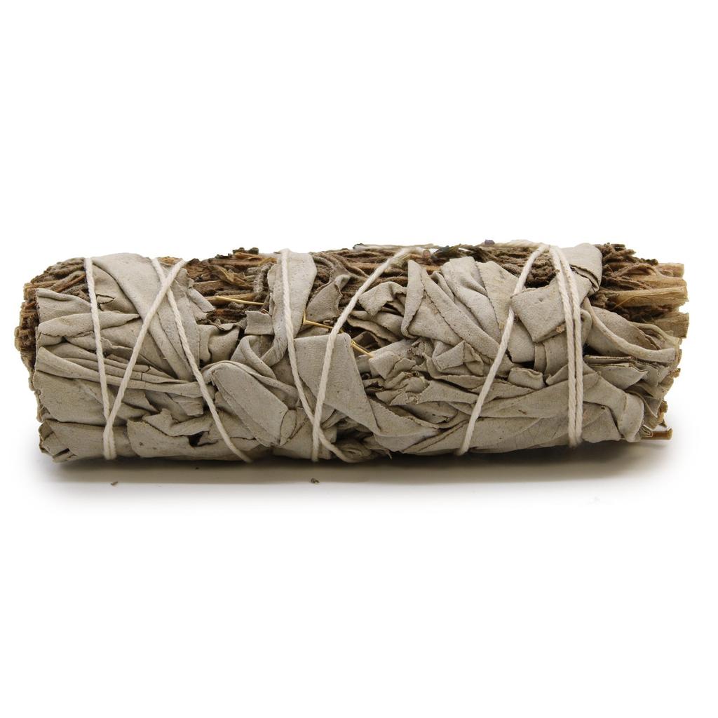 White Sage Smudge Sticks With Lavender, 10 cm