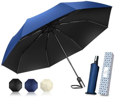 YOIIYO Faltbarer Automatischer Faltbarer Großer Für Sowohl Sonnig als auch Regnerisch 8 Resistent gegen Stark Kompatibel mit Schwer UV UV Vollständig Faltbar Faltbare Aufbewahrungstasche