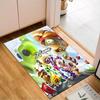 Custom Name Zombies Invasion Galactic Heroes Rug for Living Room, Game Rooms, Office, Bedroom, Floor Mat Playful Design, fan gifts Christmas decor