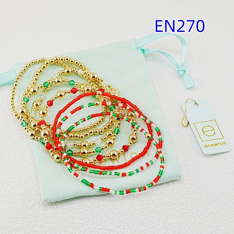 Enewton 4pcs Set Stackable Pearl Cross Bracelets Fashion Jewelry