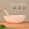 Set of  6 Earth-Friendly Multipurpose Bowls for Kitchen with Spoons | 750 ml | Made with Rice Husk Biocomposite| Microwave Safe Bo
