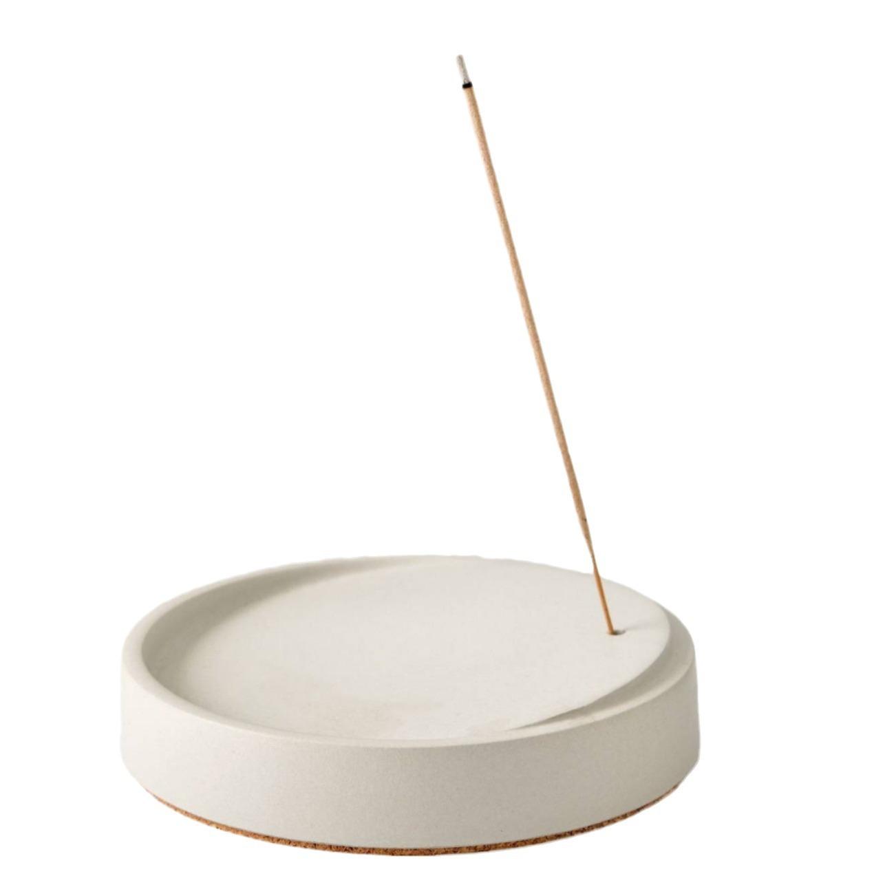 Stoneware Burner Handmade Incense Holder Incense Stick Burner Incense Sticks Holder Dish бежевый