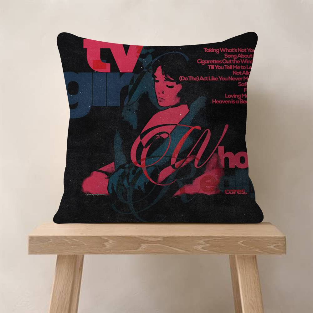 TV GGirl Who Really Cushion Cover Pillowcase Upholstery Sofa Throw Pillow Home Decor Pillowcas
