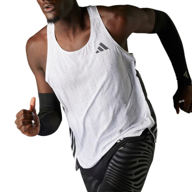 New Adidas Free Shipping With AdiClub Adizero Running Singlet JD4198