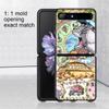 Studio Ghibli Spirited Totoro pouzdro na smartphone pro Samsung Galaxy Z Flip 3 5g zadní pouzdro na počítač Hard Capa Shell Hard Cover Fundas
