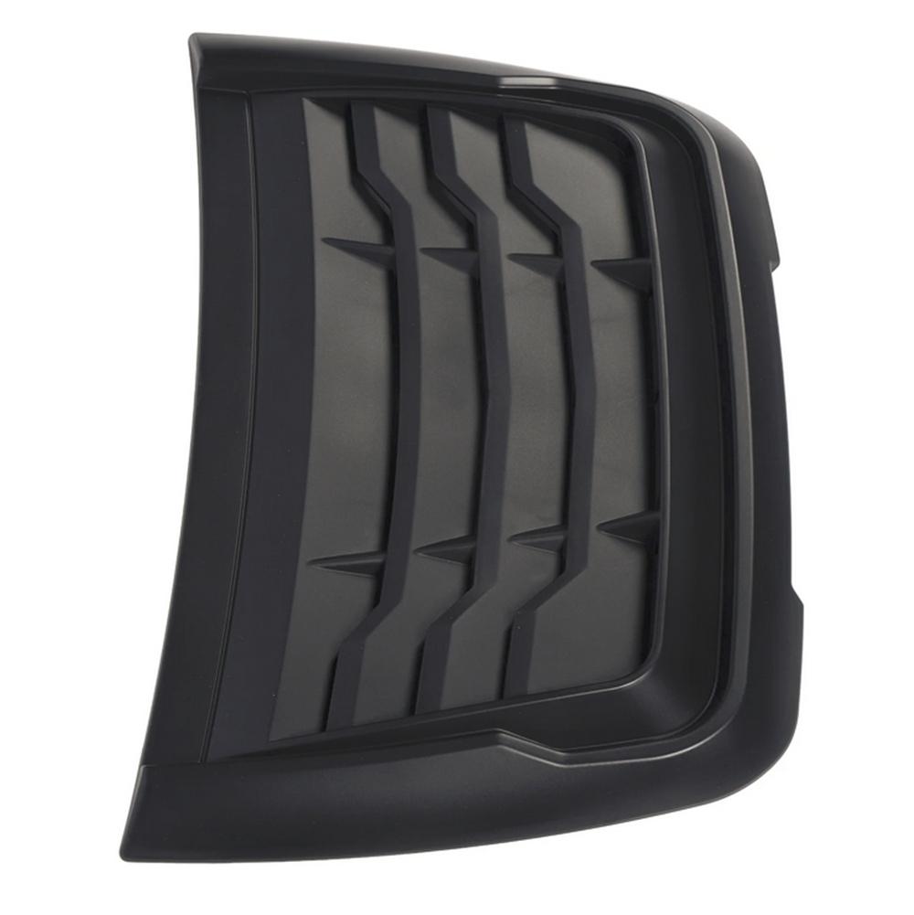 Black Car Exterior Hood Vent Scoop Cover Air Intake Grille Inlet Trim Universal