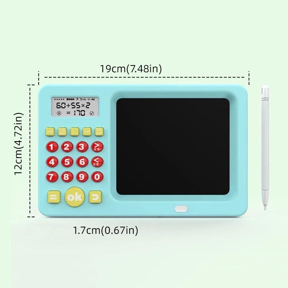 2 in 1 Maths Teaching Calculator LCD Screen Children's Drawing Board Girls/Boys