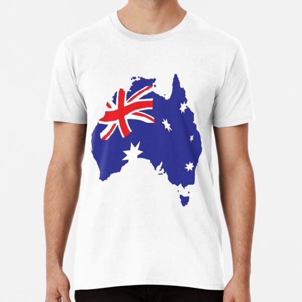 

Australian Flag Premium T-Shirt S to 5XL Made in the AU/USA T-Shirt 4XL