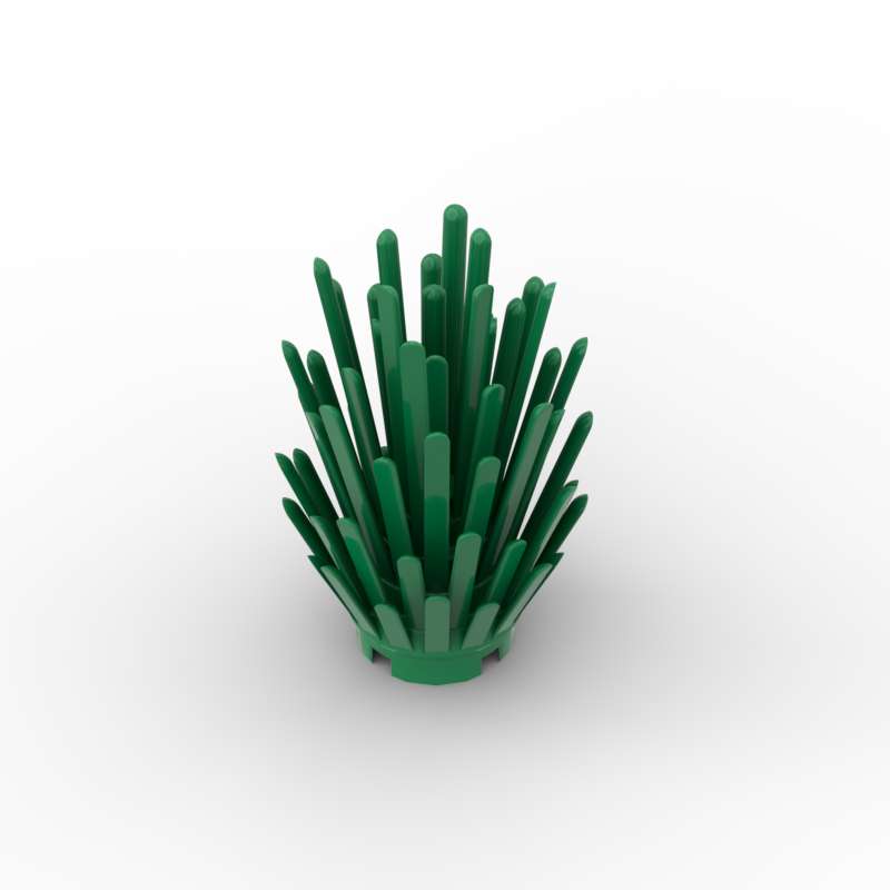 Non-Toxic Moc 10Pcs 6064 52208 Grass Shrubs Plant Building Blocks Scene Accessories Tree Leaf Decoration Brick Particle Toy Children Gifts