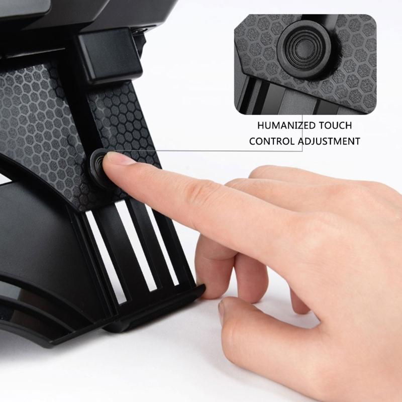 Laptop Coolers Large Size For Notebook Two USB LED Quiet Laptop Cooling Pad 6 Speed Adjustable Laptop Coolers Stand