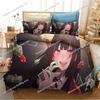 Kakegurui Yumeko Jabami Cute Bedding Set Cartoon Anime Adult Kid Bedroom Soft Duvet Cover 3D Print Vibrant Kawaii Anime Cozy Set