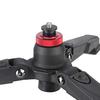 Leofoto Mini Tripod Monopod Stabilizes Leofoto 6kg Load 320mm Diameter Thick Mounting Aluminum VD-02 Stand, Monopods, Capacity, (Open Legs), 3/8"