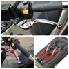 Chekis Is Suitable for Haojue Uhr125 Uhr150 Motorcycle Modified Brake Lever Brake Handlebar Front and Rear Disc Brake Aluminum A